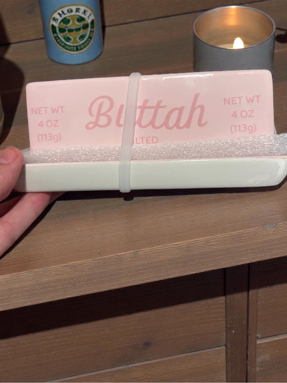 Buttah butter ceramic butter dish